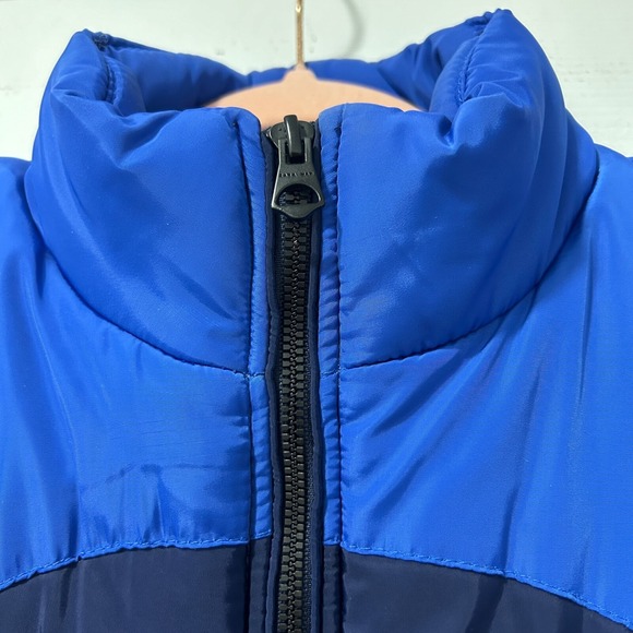 Zara Men's Puffer Vest Navy Size Medium‎ - Picture 4 of 9